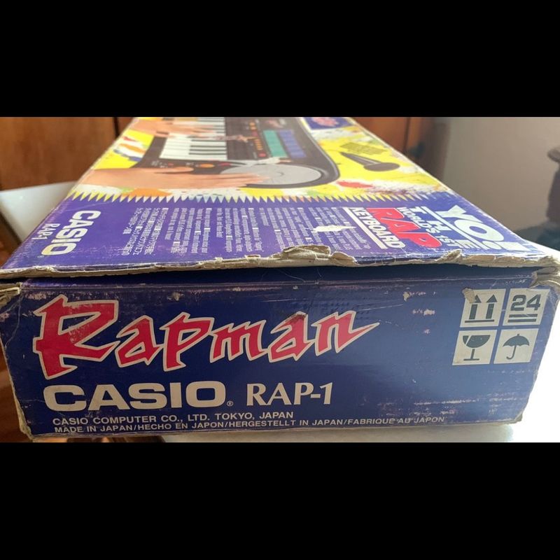 Vintage Chiquetoso Teclado Casio Rapman Japonês | Teclado p