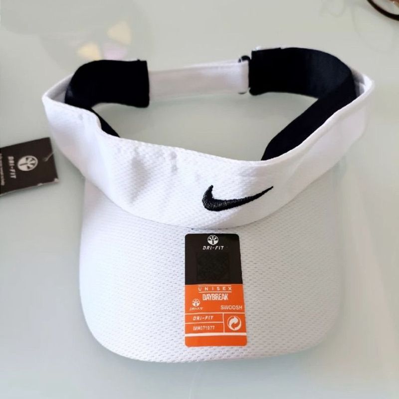 Viseira nike branca store feminina