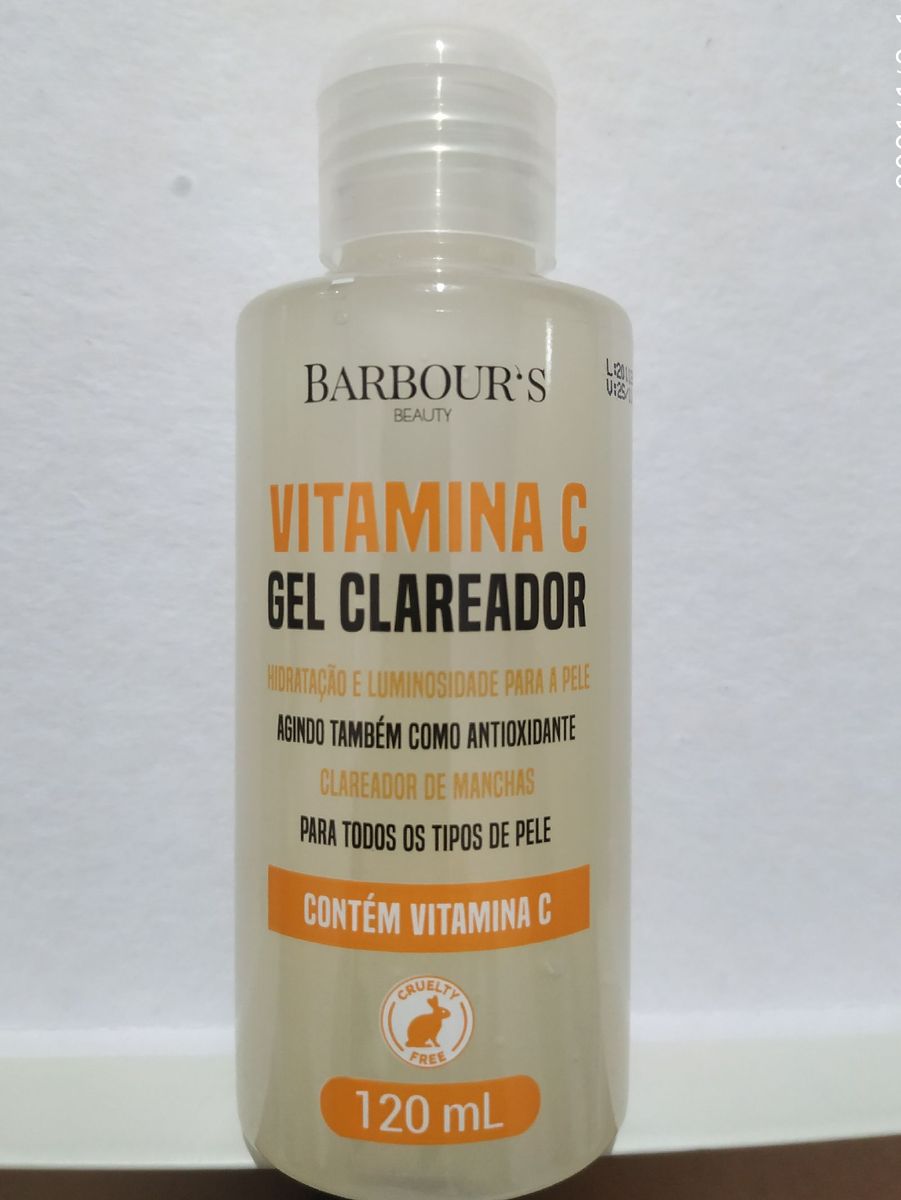 Vitamina C - Gel Clareador Barbour's | Cosmético Feminino Barbours