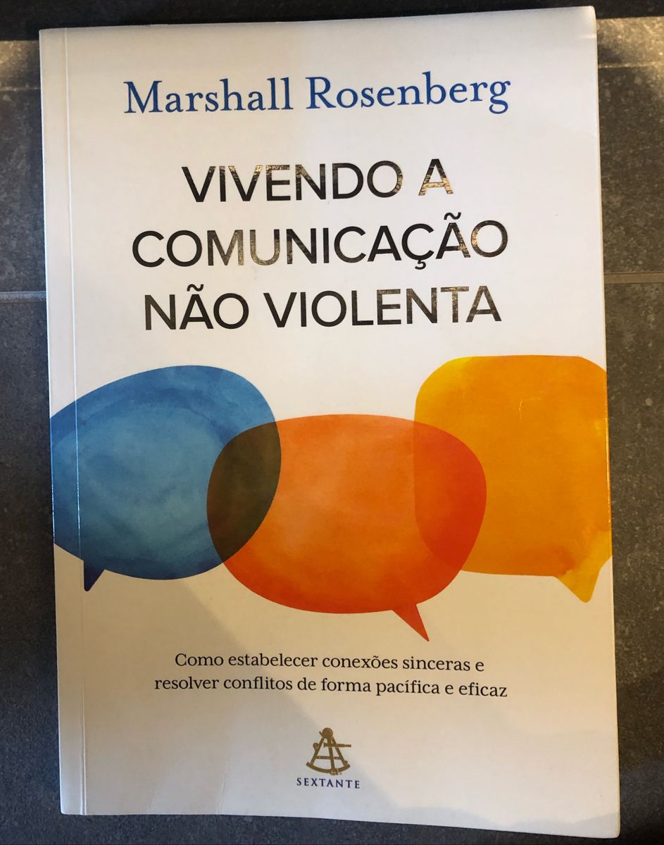 Vivendo A Comunicação Não Violenta | Livro Marshall Rosenberg Usado ...