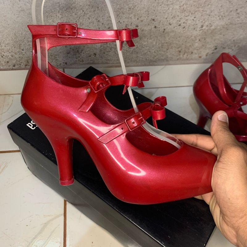 Vivienne Westwood Anglomania + Melissa Three Straps Elevated 38