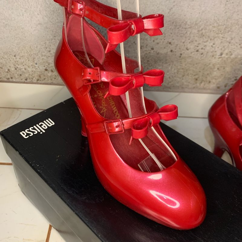 Vivienne Westwood Anglomania + Melissa Three Straps Elevated 38