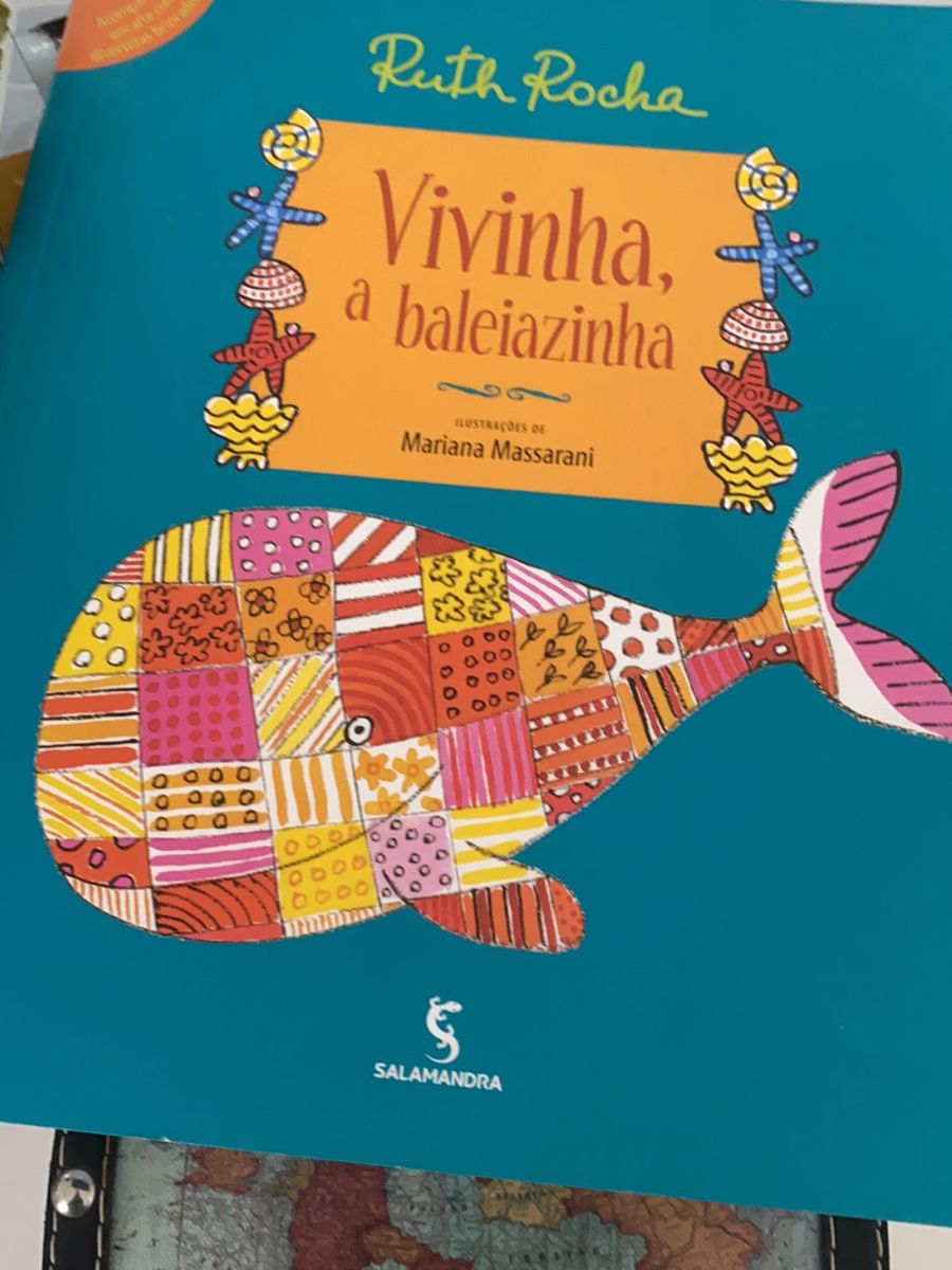 Vivinha a Baleiazinha - Ed Salamandra - Ruth Rocha | Livro Vivinha A ...
