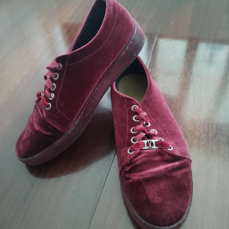 Tenis Vinho Tenis Da Vizzano De Veludo Vizzano Tênis De Veludo