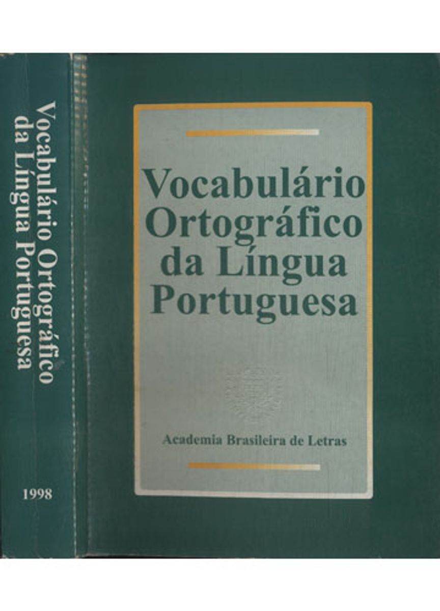 Vocabulário Ortográfico Da Língua Portuguesa | Livro Usado 67097279 ...