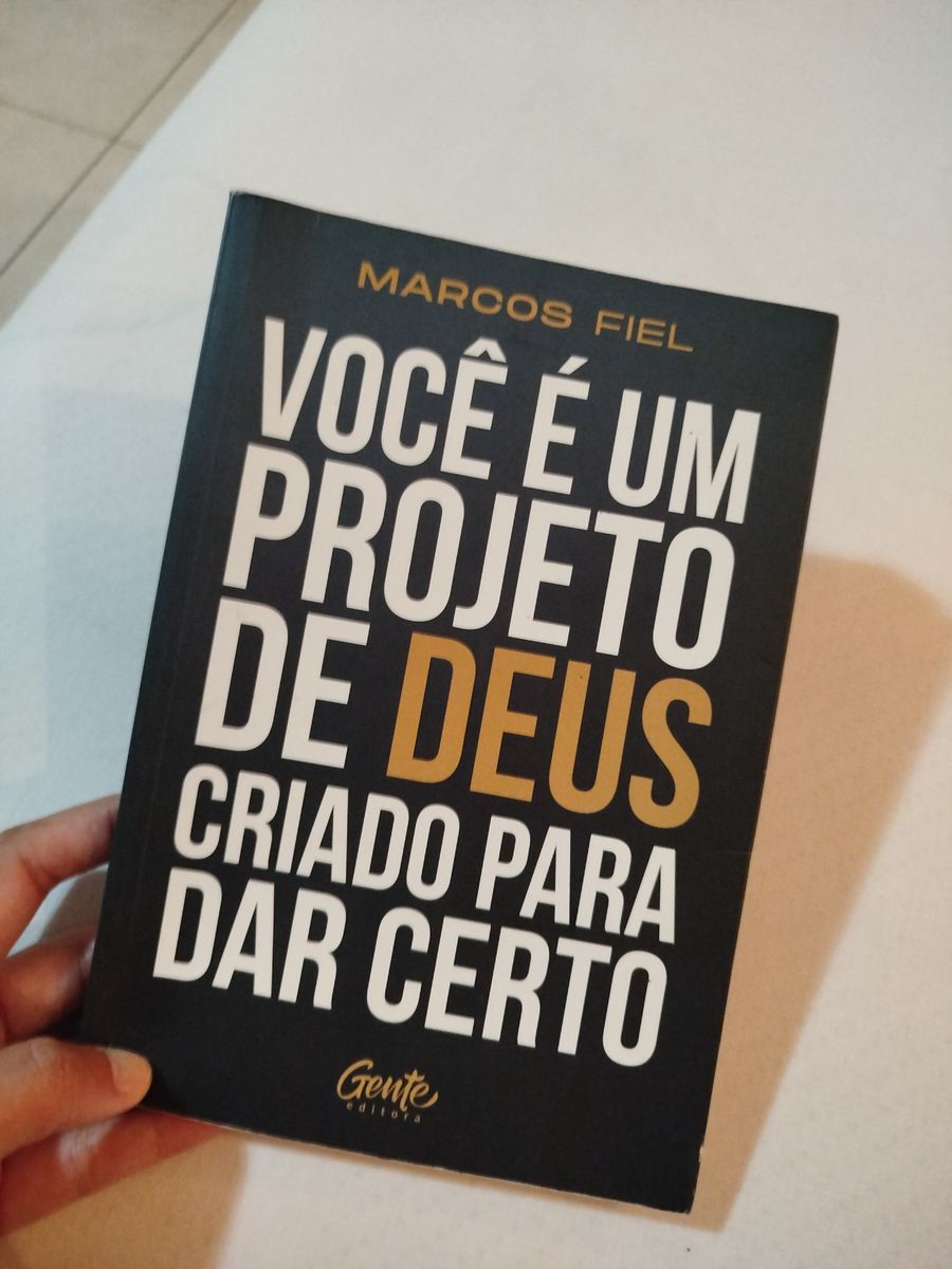 Você É Um Projeto de Deus Criado para Dar Certo | Livro Fisicalbook ...