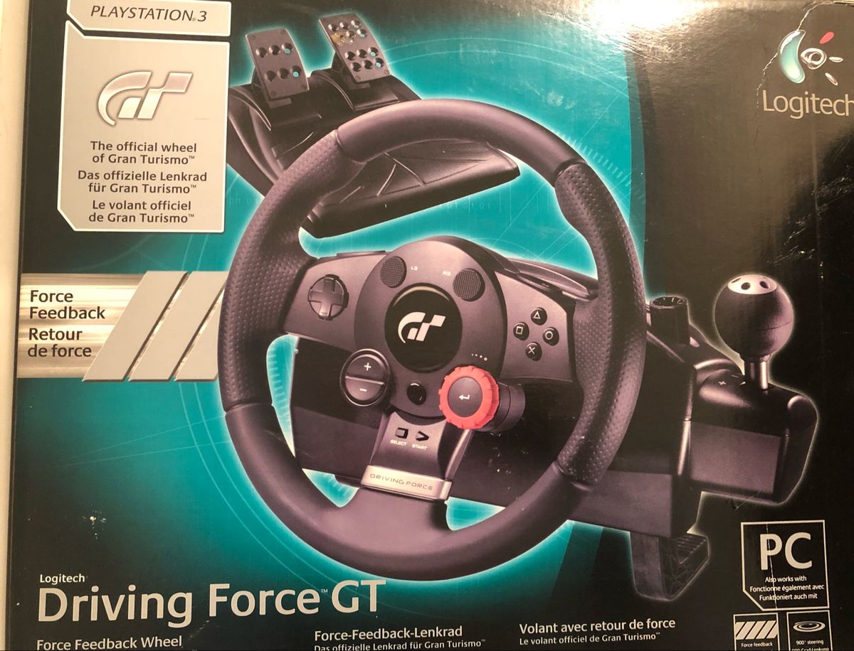 Volante Logitech Driving Force Gt, Acessório p/ Videogame Logitech Usado  86473822