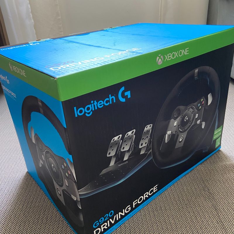 Volante Logitech G920 Driving Force para Xbox Séries X/s, Xbox One e Pc |  Acessório p/ Videogame Logitech Usado 84839582 | enjoei
