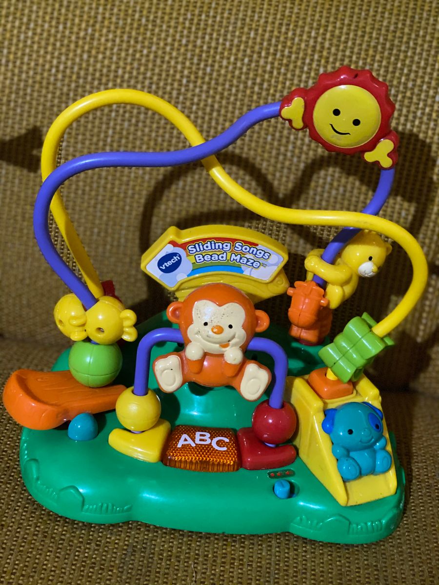 Vtech Sliding Songs Bead Maze | Brinquedo para Bebês Vtech Usado ...