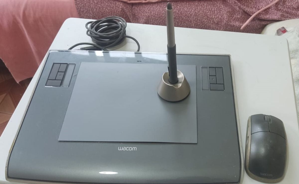 Wacom Intuos 3 + Caneta + Mouse | Tablet Intuos Usado 78516335 | enjoei