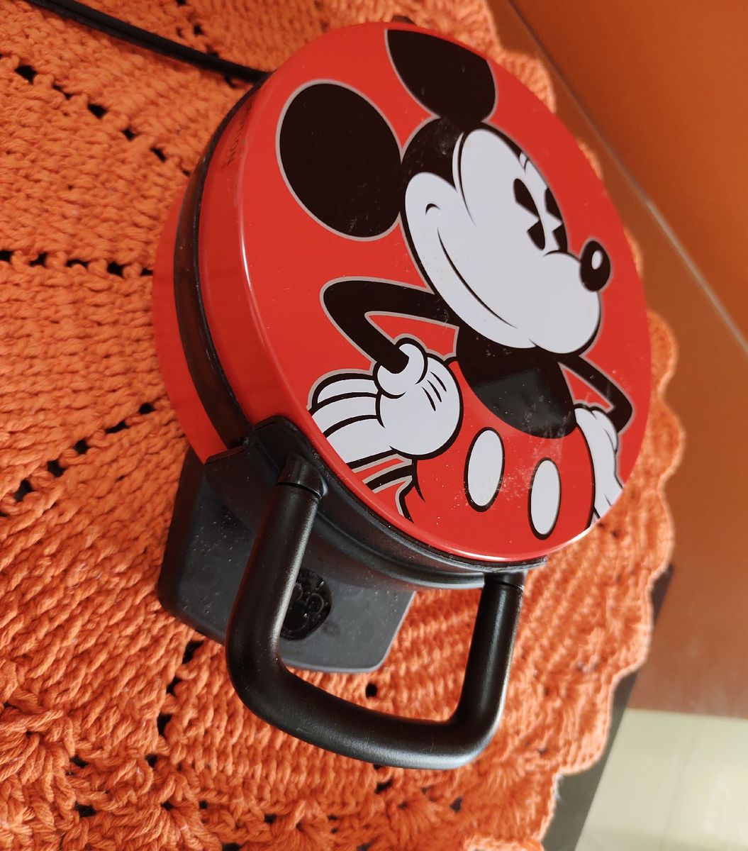 Waffle Maker 110v em Formato de Mickey Grande para Um Waffle