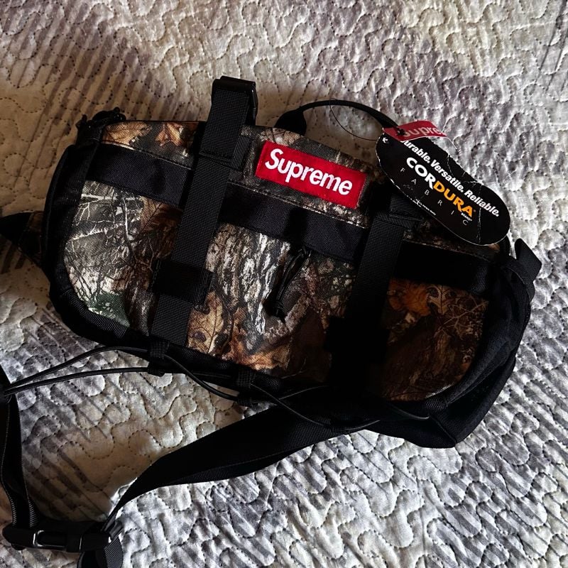 バッグ Supreme 19fw Waist Bag Real Tree Camo Waist Bag Supreme Fw19 Realtree Camo | Supreme Nunca Usado