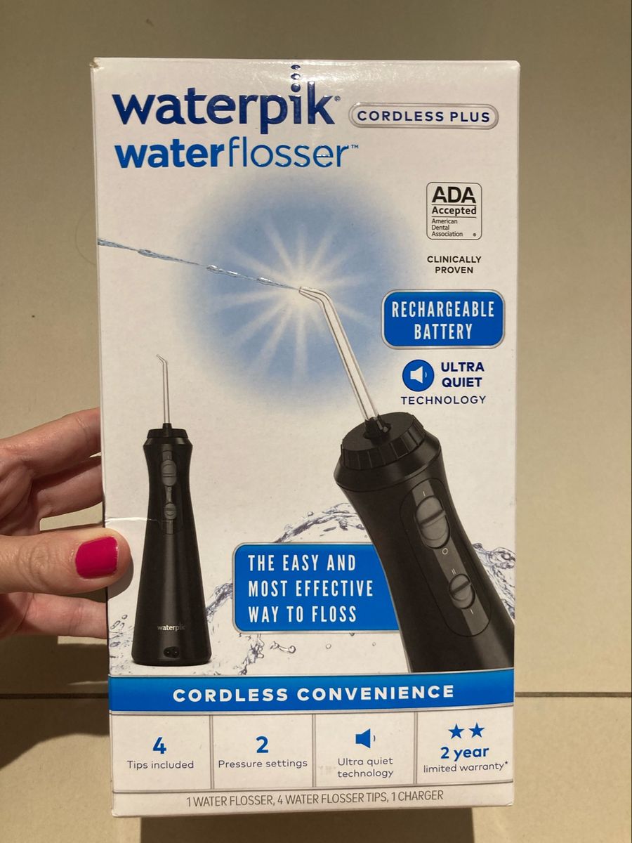 Waterpik Waterflosser Cordless Plus (portátil) Ultra Quiet 4 Bicos 2