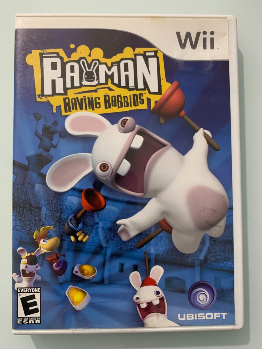 Wii - Rayman Raving Rabbids | Jogo de Videogame Nintendo Wii Usado ...