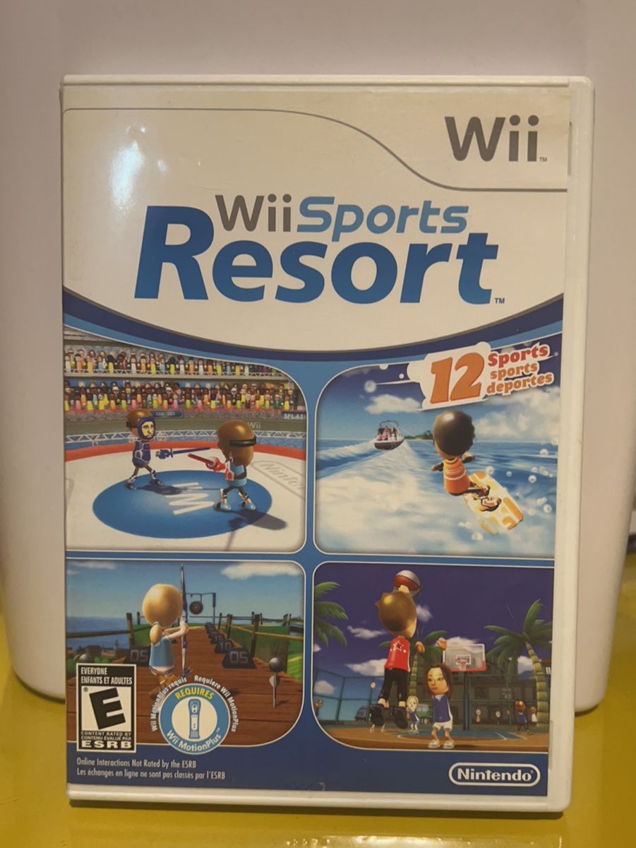 Jogo Wii Sports Resort Original - Wii - Sebo dos Games - 10 anos!