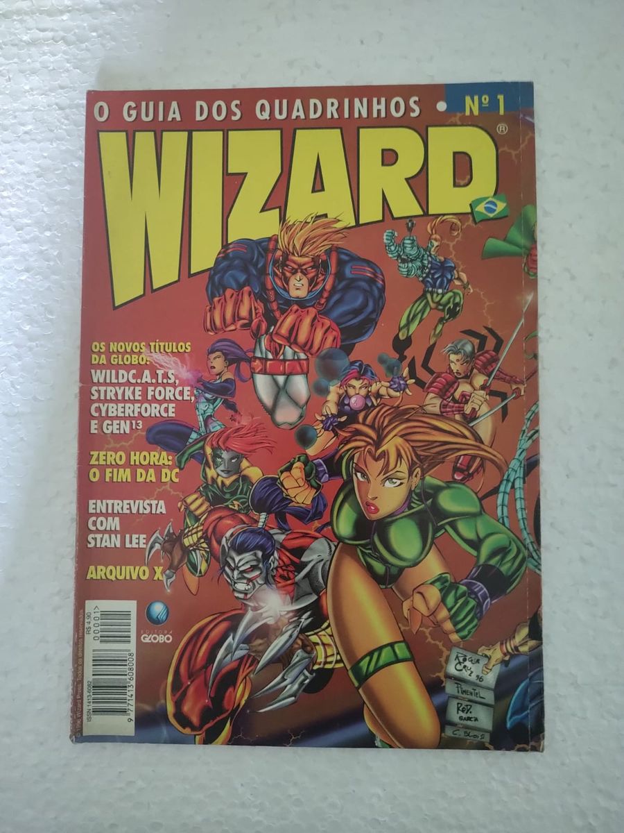 Wizard 1 - O Guia Dos Quadrinhos - Agosto/1996 | Livro Editora Globo ...