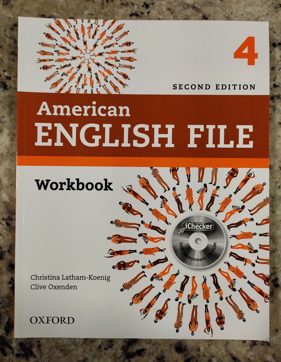 Workbook American English File 4 Original e com Cd | Livro Oxford Nunca ...