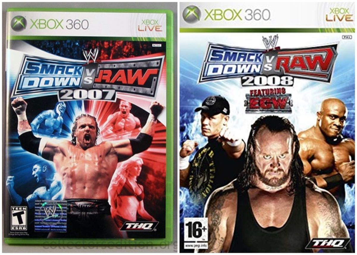 Jeu SmackDown VS Raw 2008 – Xbox 360 – PAL – Complet (boîte, Manuel) – Très Bon état