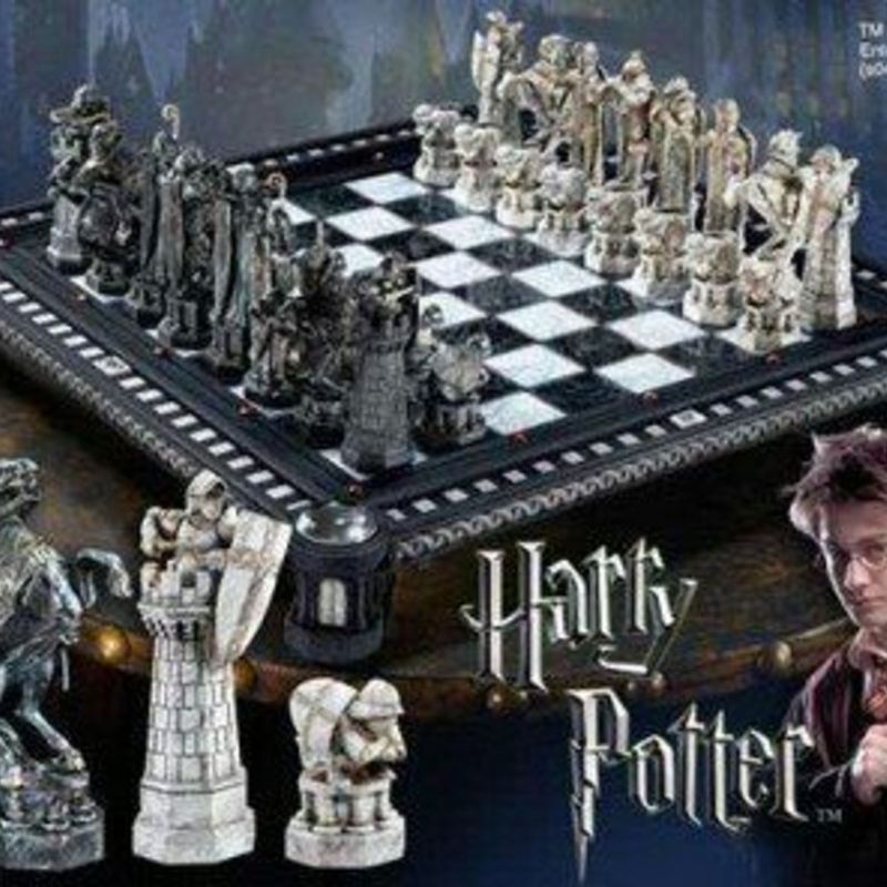 Conjunto Xadrez Completo Harry Potter, Jogo de Tabuleiro Harry Potter  Usado 91726527