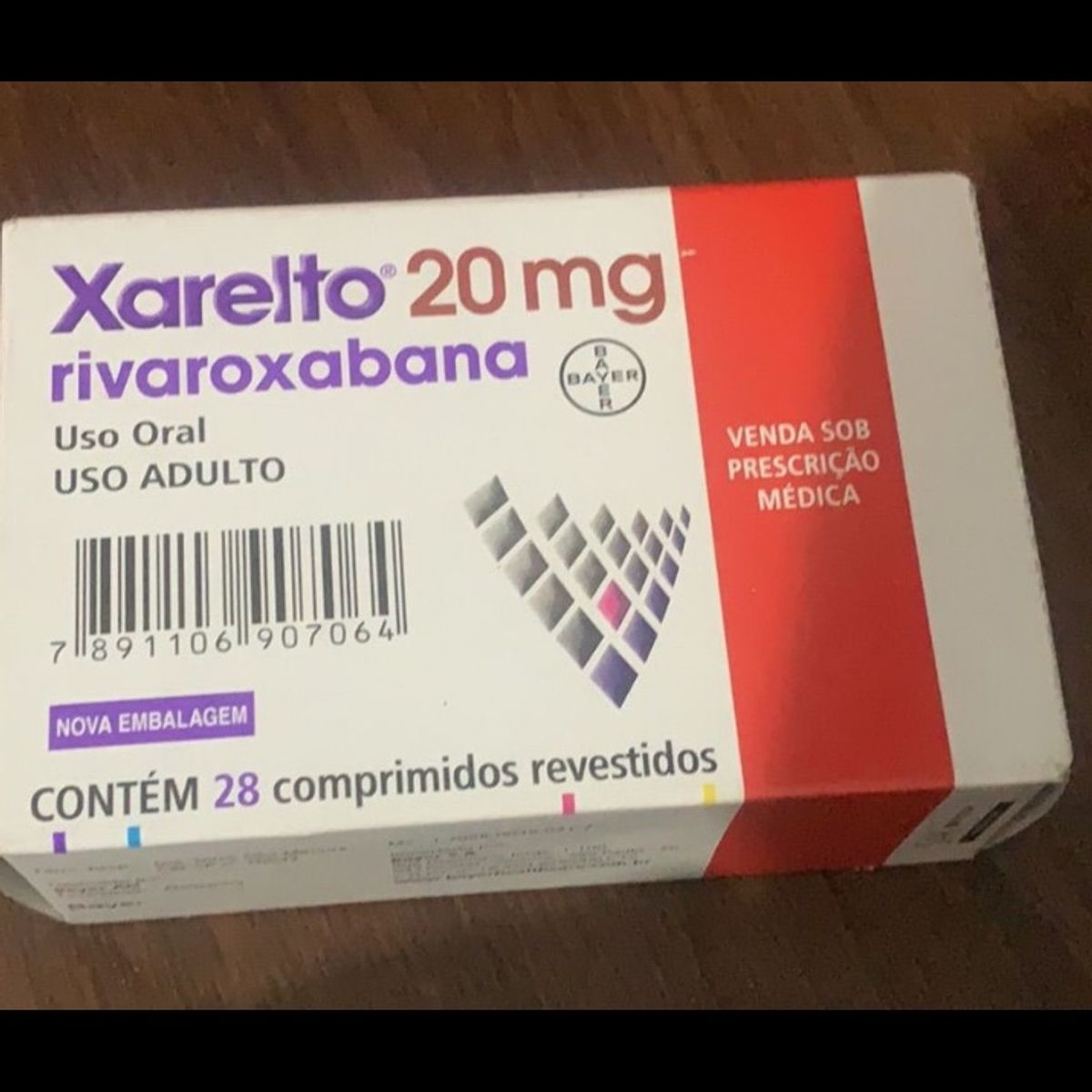 Xarelto 20mg Original Fechado Produto Feminino Xarelto Nunca Usado