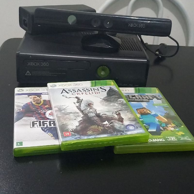 Xbox 360 Bloqueado em Estado de Novo com a Caixa | Console de Videogame  Xbox Usado 92924320 | enjoei