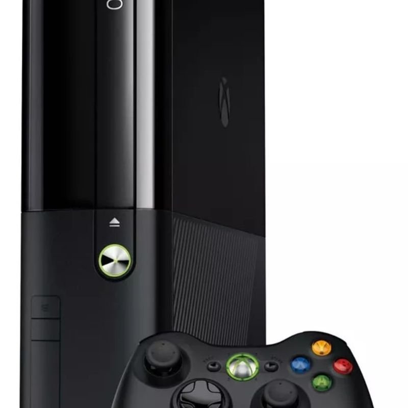 Microsoft Xbox 360 Super Slim 4gb Standard Desbloqueado + Kinect + 2  Controles + 1 Jogo