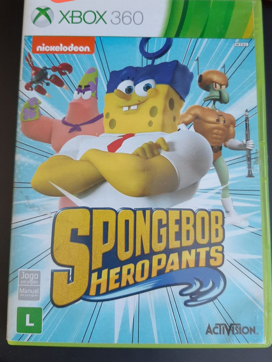 Xbox 360 Jogo Bob Esponja Jogo de Computador Xbox 360 Usado 47906671