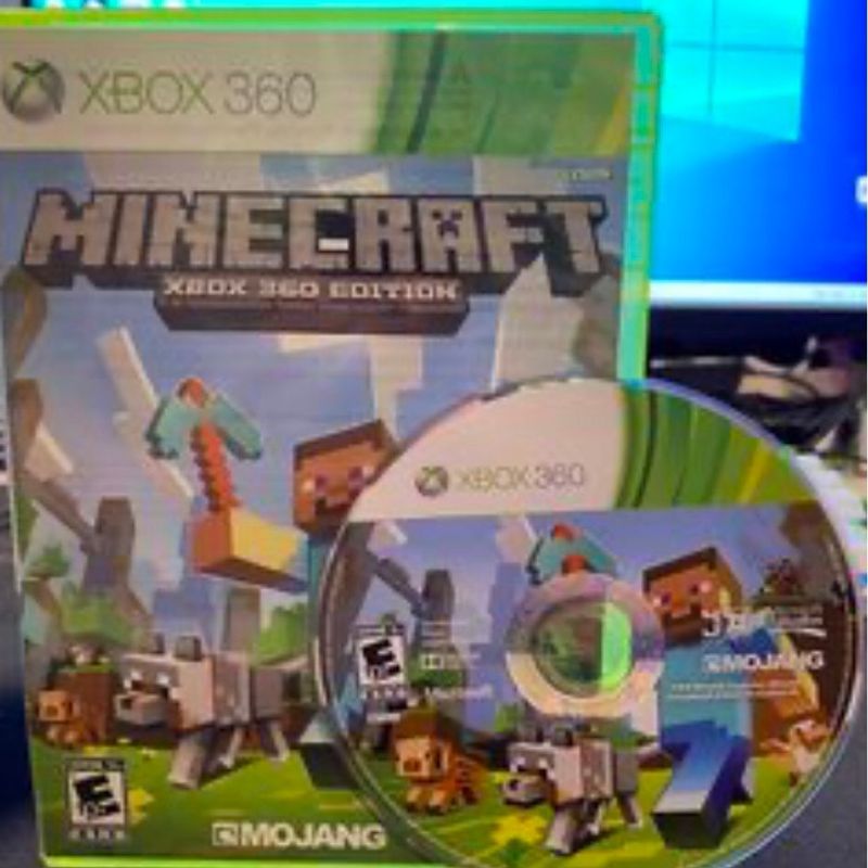 Xbox 360 minecraft eng usado jogo de marcação - AliExpress