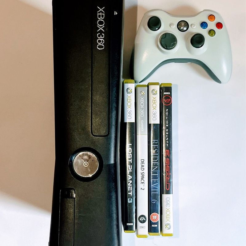 Xbox 360 Usado + 3 Jogos Originais | Console de Videogame Xbox 360 Usado  38909899 | enjoei