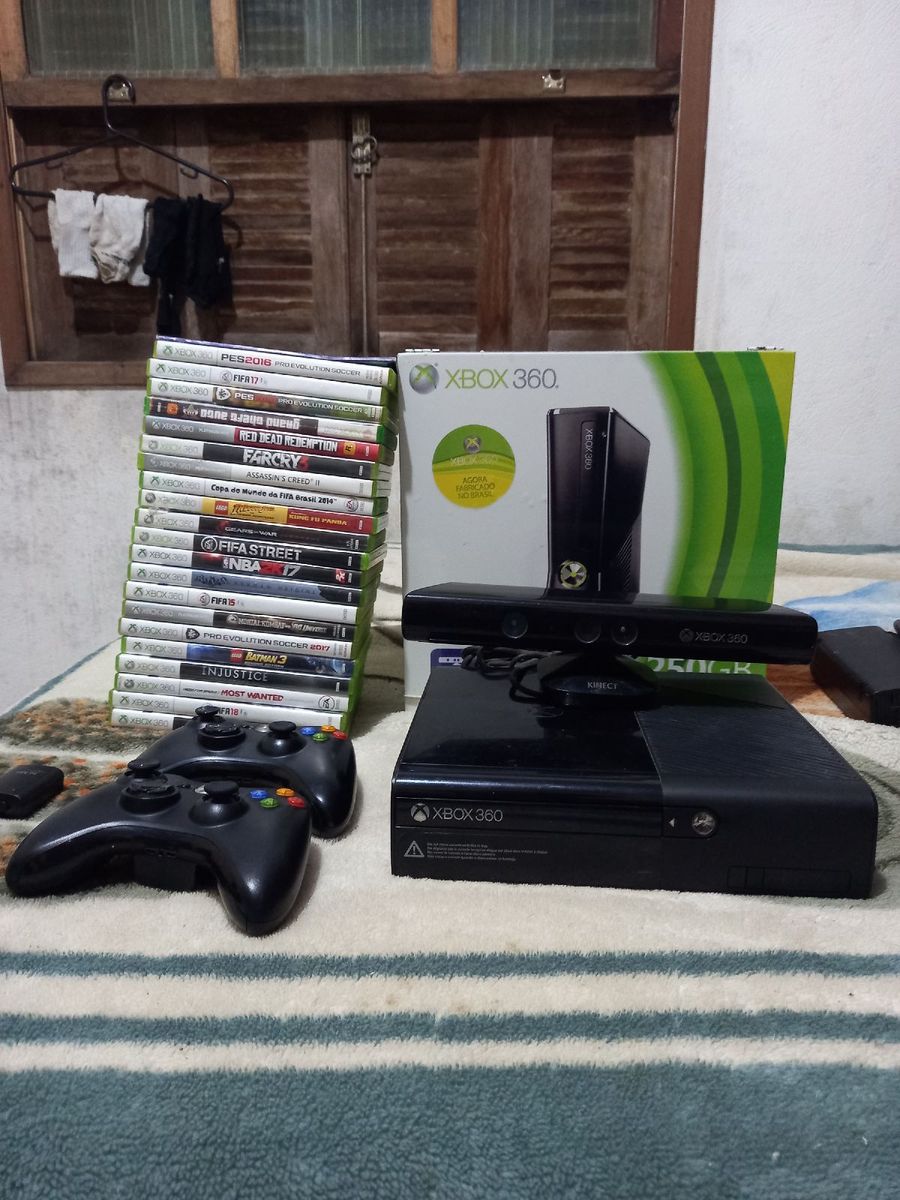 Xbox 360 Super Slim Bloqueado 24 Jogos | Jogo de Computador Xbox 360 Usado  94323426 | enjoei