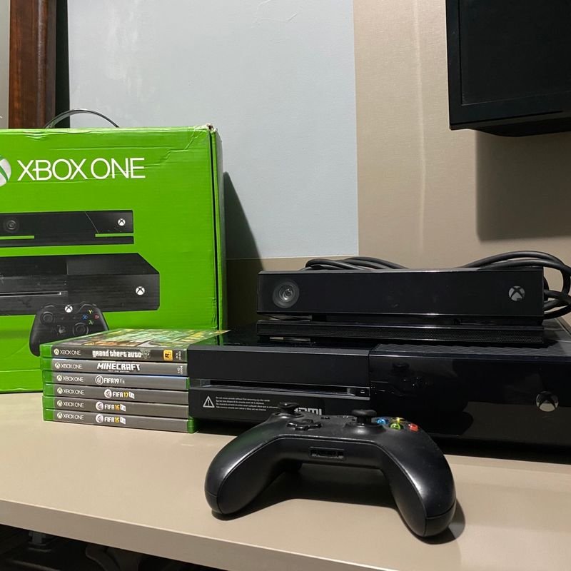 Xbox One S 500gb Cinza + Controle sem Fio + 9 Jogos | Console de Videogame  Xbox One Usado 78171687 | enjoei