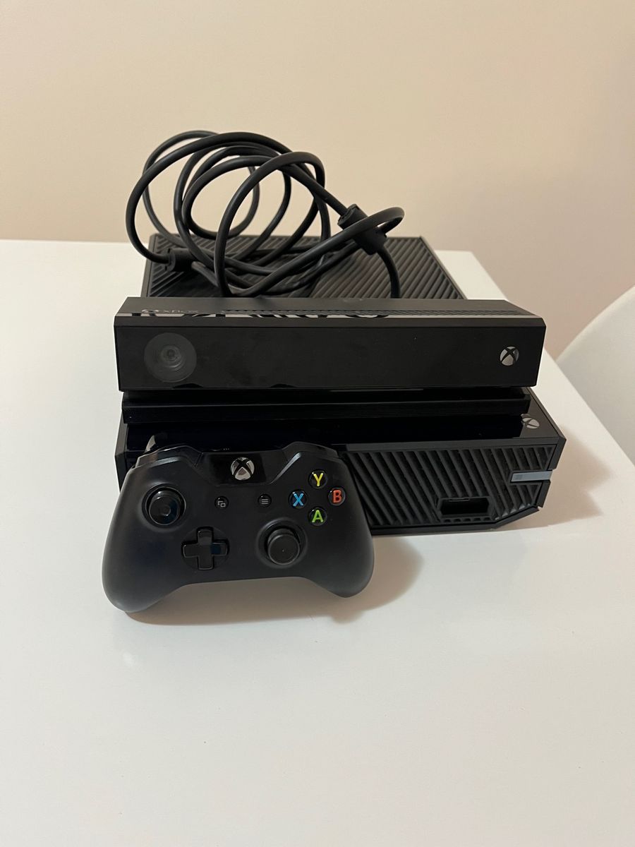 Xbox One Com Kinect 1 Controle 15 Jogos - Escorrega o Preço