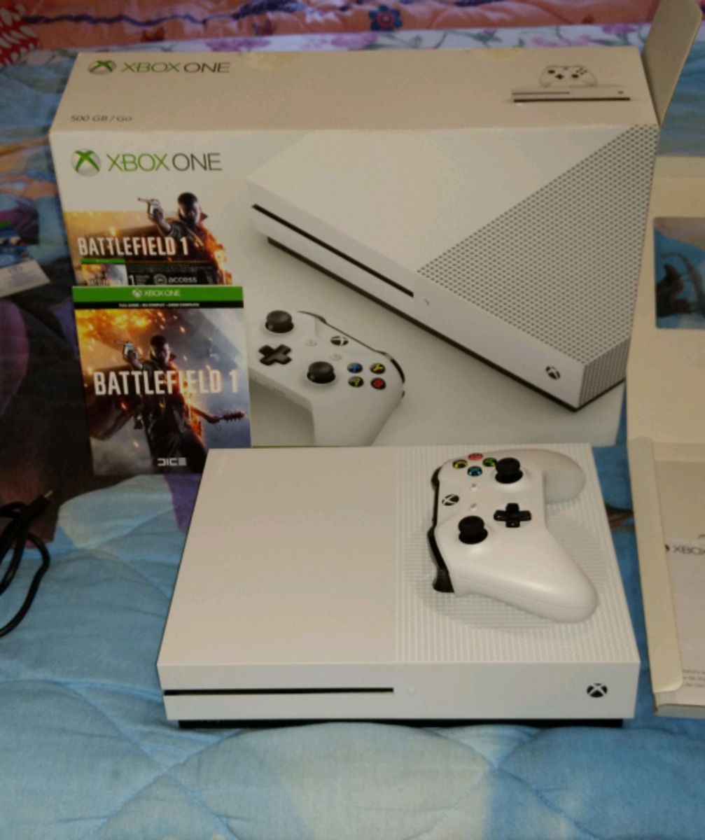 Xbox One Modelo Slim 500 Hd Console de Videogame Microsoft Usado 19037936 enjoei
