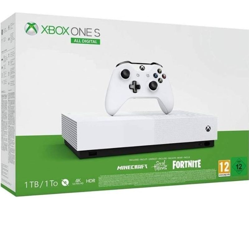 Microsoft Xbox One S All-Digital Edition 1TB Video Game Console
