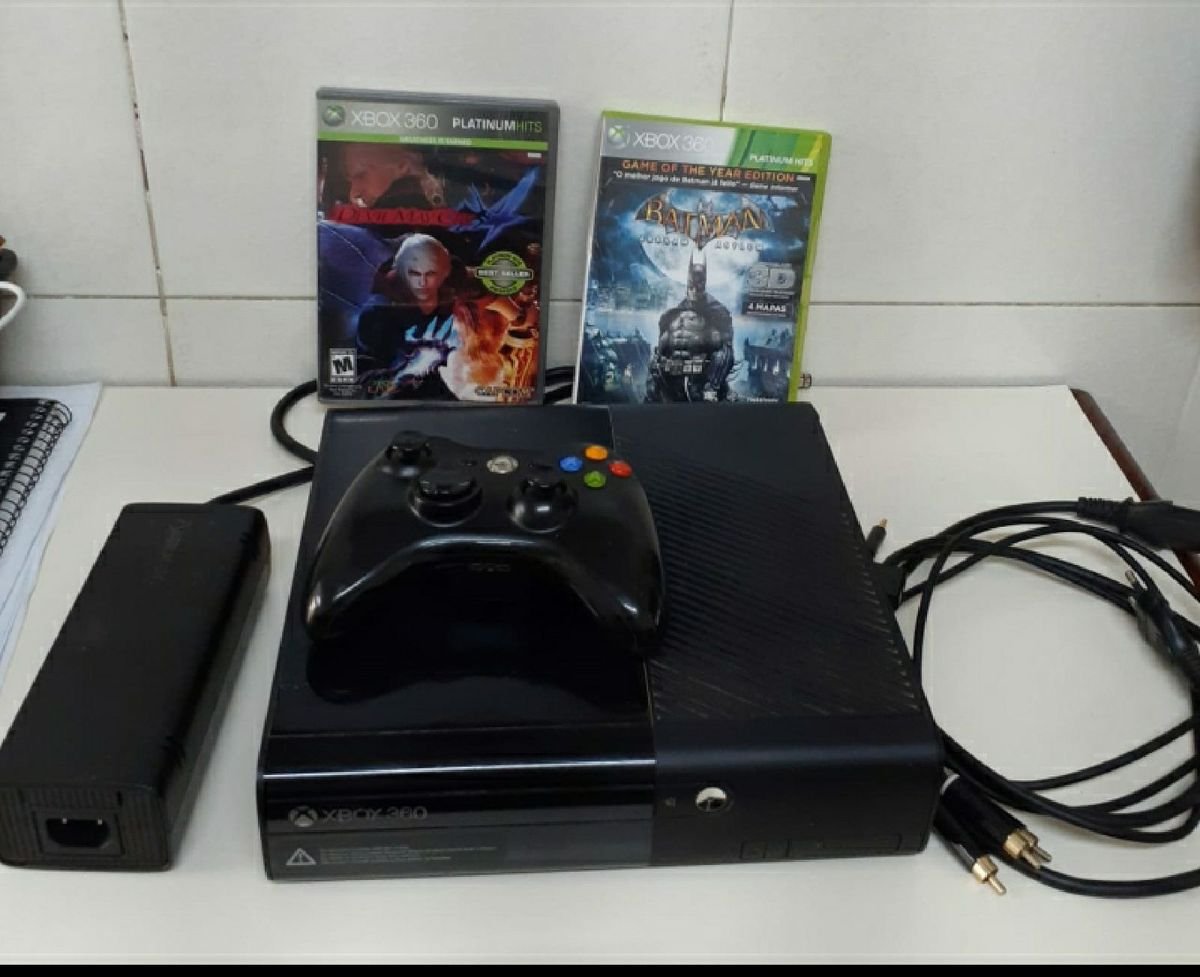 Xbox Super Slim Travado Console De Videogame Microsoft Usado Enjoei