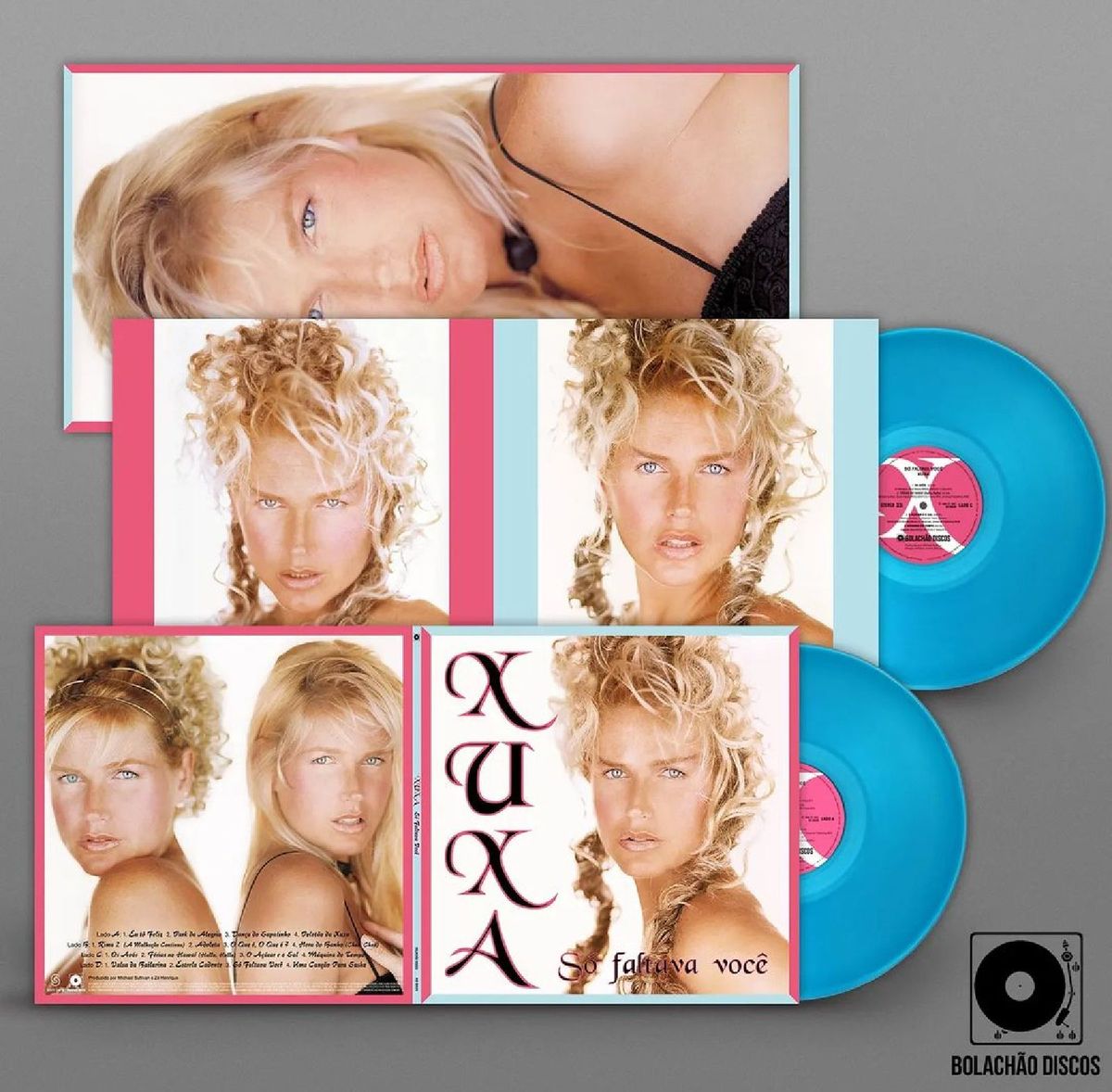 Xuxa Lp Só Faltava Você Azul Translúcido Produto Vintage E Retro P 1998 Som Livre Estrela C 