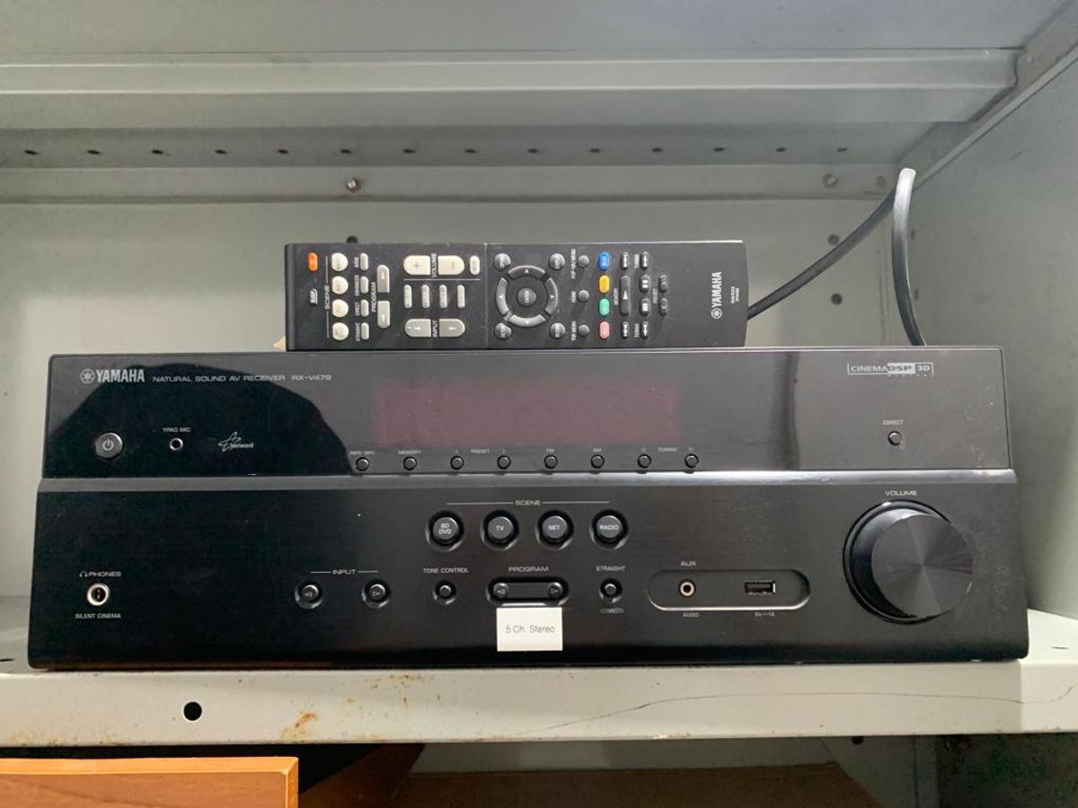 Yamaha Av Receiver Rx479 Item Info & Eletro Yamaha Usado 90726970