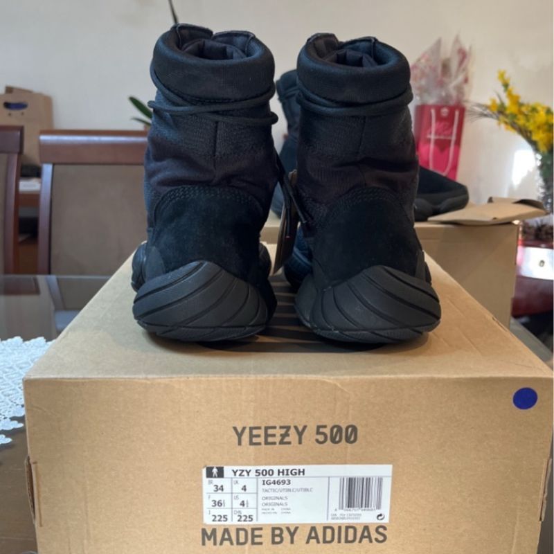 Yeezy 500 High Tactical Boot Utility Black 34br | Adidas Nunca