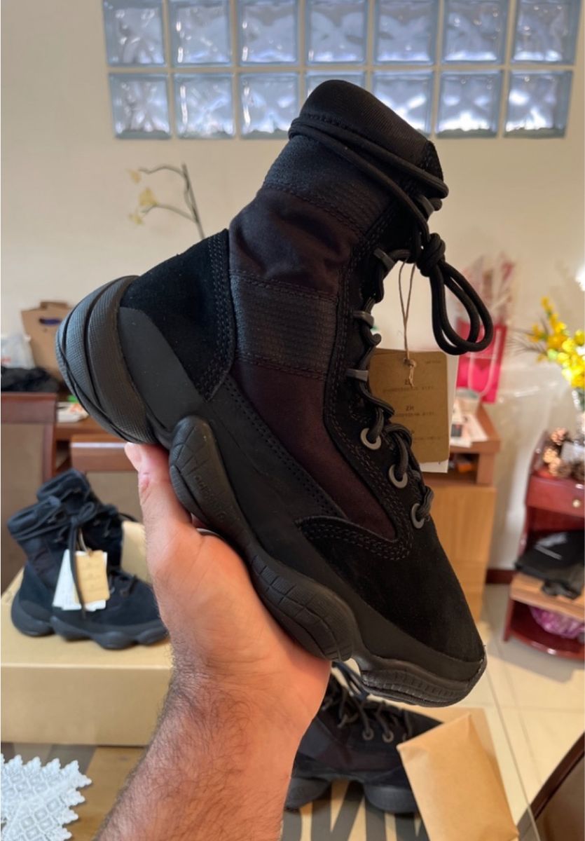 Adidas Yeezy 500 High Yeezy Combat Boots On Feet Adidas Yeezy 500