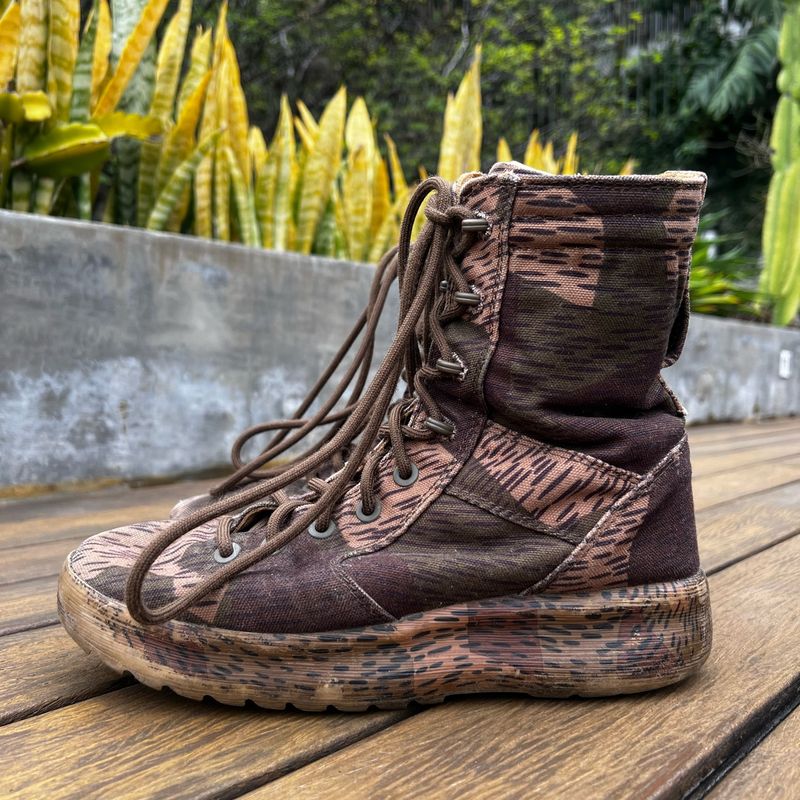 Yeezy Season 6 Military Boot Camo Yeezy Usado 109557984 enjoei