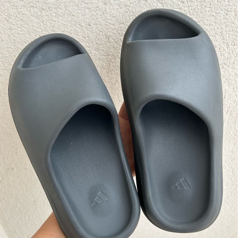 adidas gazelle silver green womens YEEZY Yeezy Slide "Granite"  Stadium Goods