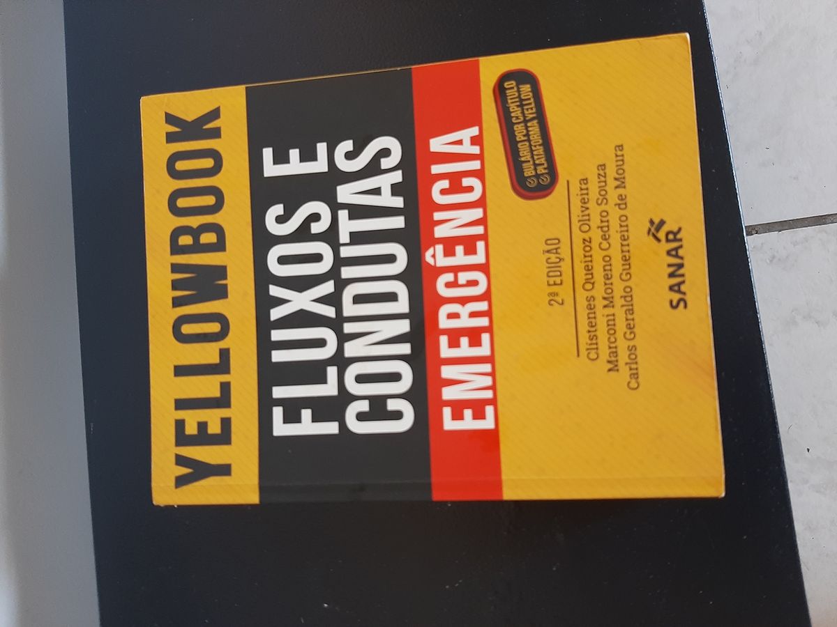 Yellowbook Livro Medicina Fluxos E Condutas M Dicas Livro Editora Sanar Usado