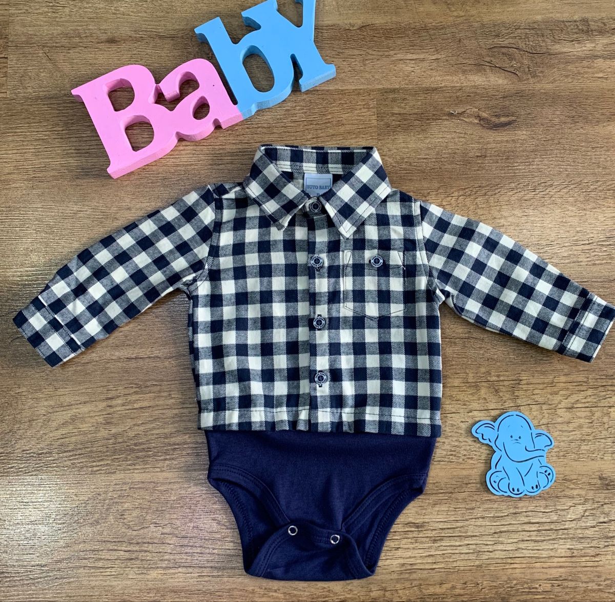 Yoyo Baby Body Masculino Camisa Para Bebe Roupa Infantil Para Bebe Yoyo Baby Nunca Usado Enjoei