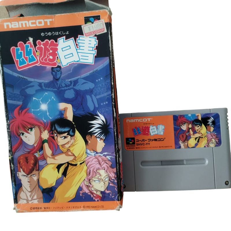 Yu Yu Hakusho - Super Famicom (Com Caixa, sem Manual) | Nintendo