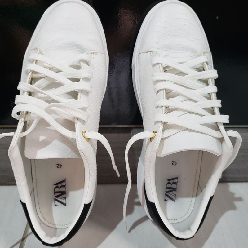 Zara store tenis branco