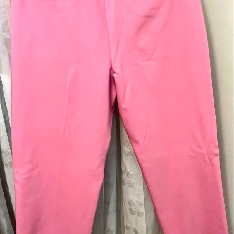 Calça Zara Alfaiataria Cintura Alta Tamanho M Pink, Calça Feminina Zara  Nunca Usado 94238791