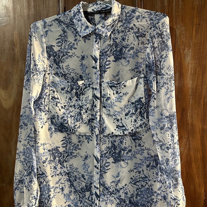 Camisa Zara Portugal, Camisa Feminina Zara Usado 90016857