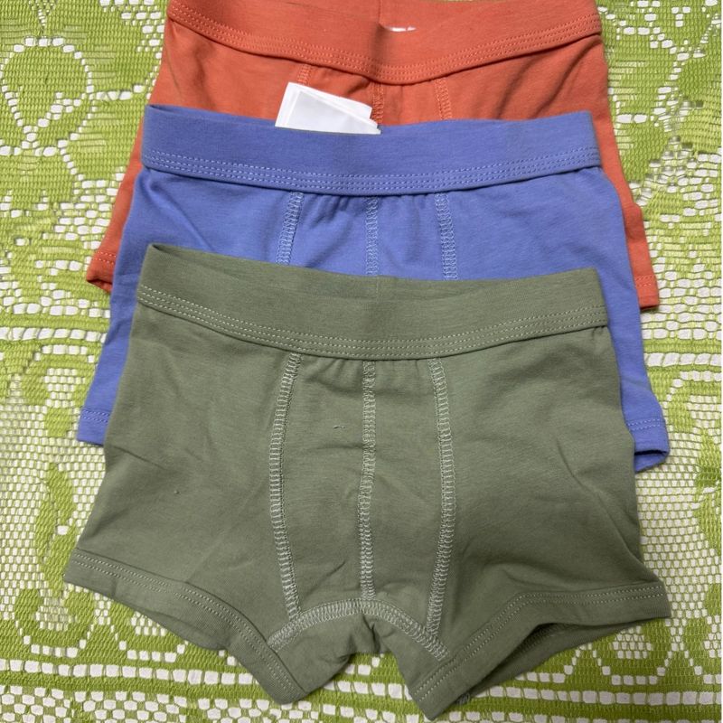 Zara- Kit com 3 Cuecas Boxer Infantil, Item Infantil Zara Nunca Usado  95663362