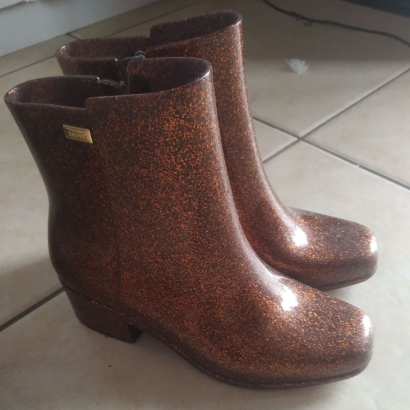 Zaxy Glitter Linda Bota Feminina Zaxy Usado 33531516 enjoei