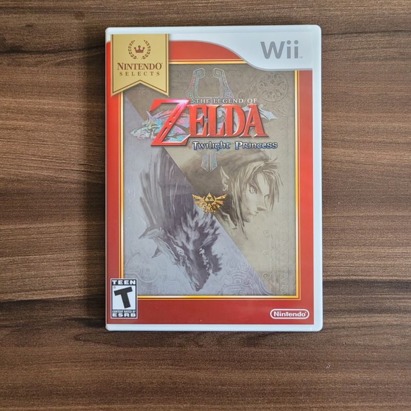 Nintendo Selects Wii U Zelda Twilight Princess Case, Manual and